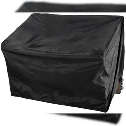 Décoshop26 - Schutzhülle/Plane für 120 cm Gartenbank aus schwarzem Stoff 10_0002919
