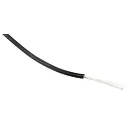 RS PRO, Kabelleitung, UL11028 Hook-up wire 26AWG Black 100m (100 m)