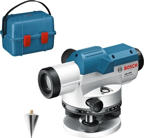 BOSCH Professional Optisches Nivelliergerät GOL 26 D, Koffer 0.601.068.000
