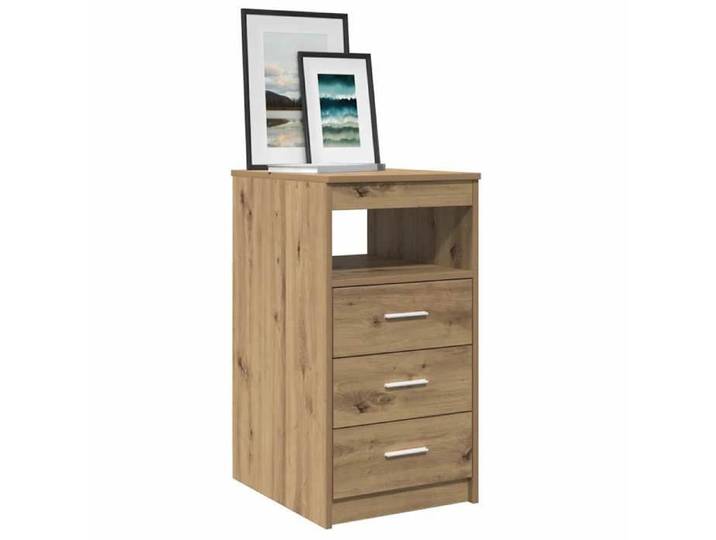 Promo printemps  Commode chêne artisanal 40x50x76 cm bois d'ingénierie - M678834