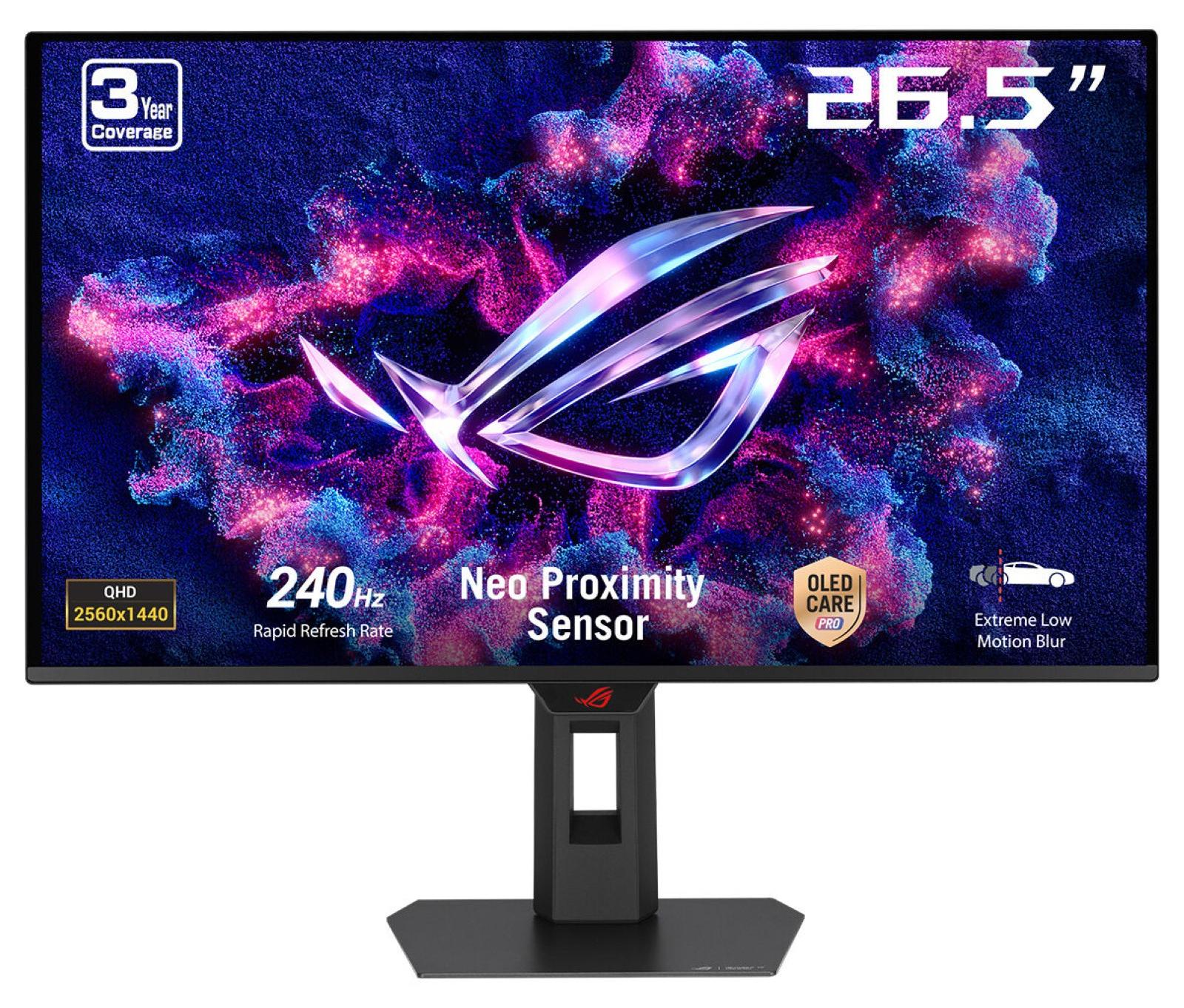 ASUS ROG Strix OLED XG27AQDMES, 67,3 cm (26.5"), 2560 x 1440 Pixel, Quad HD, QD-OLED, 0,03 ms, Schwarz