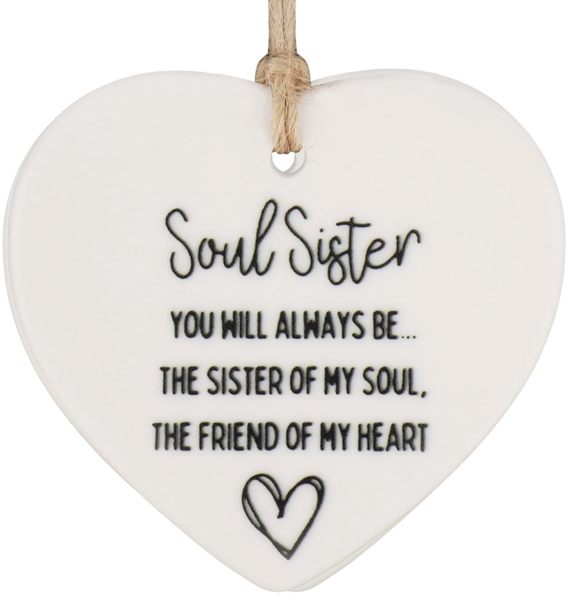 Solidchoice Keramische Wanddecoratie Vriendschap Hart Plaque