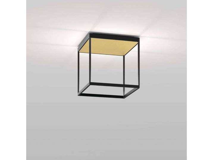 Reflex 2 LED-Deckenlampe, gold/schwarz - Serien Lighting - Wohnzimmer - Aluminium