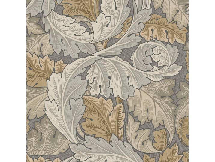 William Morris at Home Vliestapete Akanthus 1000x52cm, Beige, Papier, Kunststoff, Baum/Pflanze/Natur, Gestreift, Rechteckig, 52x1000 cm, Tapeten & Wandverkleidungen, Vliestapeten