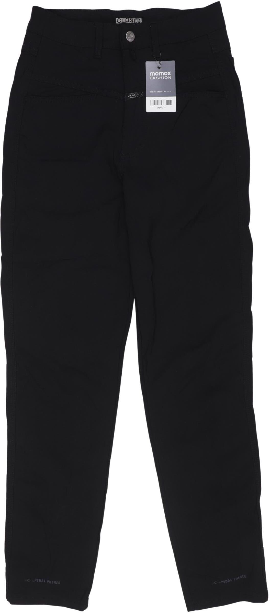 Closed Damen Stoffhose, Schwarz, Gr. EU 36 (IT 42), Synthetik - Second Hand