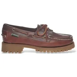 Sebago für Damen. 7002IR0 Leder-Mokassins Ranger Waxy braun (37), 1 bis 3 cm, Keine, Lässig, Klassisch