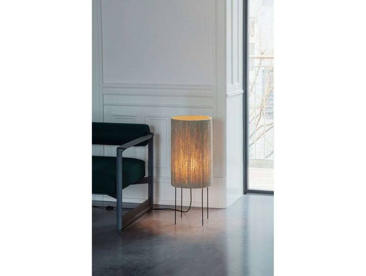 Ro vloerlamp Ø30 - Handgemaakt Made By Hand - Woonkamer - Vintage / Retro - Stof