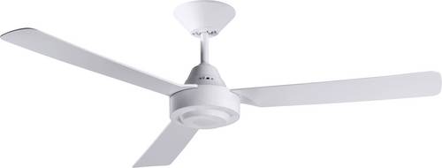 Bayside Calypso Deckenventilator 45 W (Ø x H) 1220 mm x 310 mm Weiß mit Wandschalter
