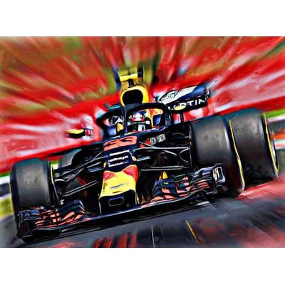 CALVENDO Puzzle Der Niederländer Max Verstappen bewegt sich fahrerisch auf dem hohen Niveau des Rekordweltmeisters Lewis Hamilton. 2000 Teile Puzzle