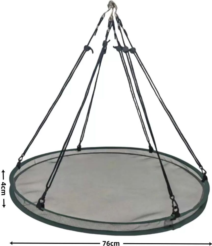 INF Outdoor-Vogelfutterspender mit Fiberglas-Netz – Hängende Samenauffangschale L