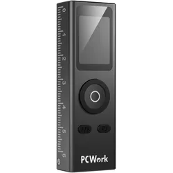 PCWork, Laserentfernungsmesser, PCW11A Mini Laser Entfernungsmesser, akkubetriebenes Distanzmessgerät, 30m, USB-C (30 m, Laserentfernungsmesser)