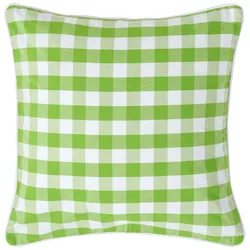 KISSENHÜLLE Karo-Muster 45/45 cm, 100% Baumwolle