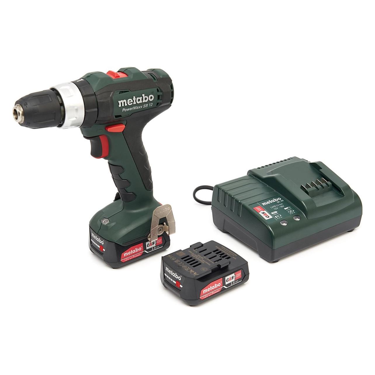 Metabo 12V Akku Schlagbohrmaschine POWERMAXX SB 12 (Schlagschrauber) (601076500)