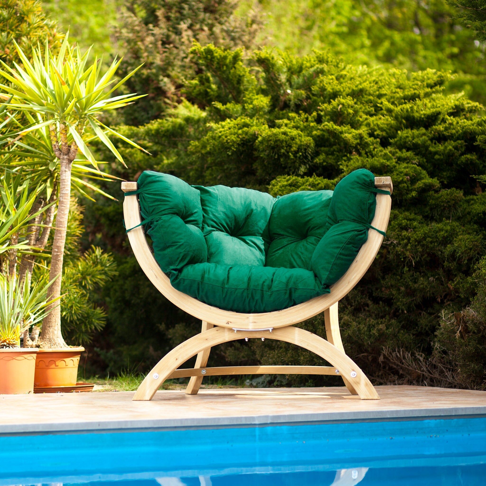 Amazonas Globo Siena Uno Seat Weatherproof in Verde Green