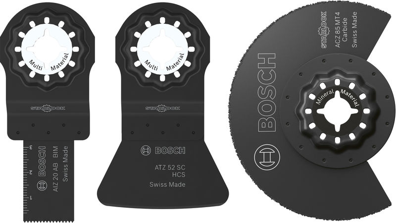 Bosch Fliesen-Blatt--Set für oszillierende Multifunktionswerkzeuge, 3-teilig 2 608 669 332