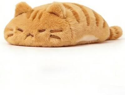 Friendly Fresh Finds Cute Orange Cat Plush Toy Fluffy Kitty Stuffed Doll For Boys & Girls Soft Home Decoration & Birthday Gift Cute Orange Cat Plush Toy Fluffy Kitty Stuffed Doll For Boys & Girls Soft Home Decoration & Birthday Gift