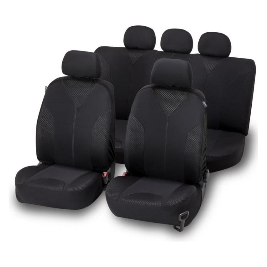 Cartrend Sitzbezug-Set Twintex sw 14tlg (32077238)