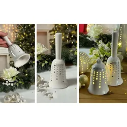 Glocke Bello Calante 9,5cm LED cremeweiß