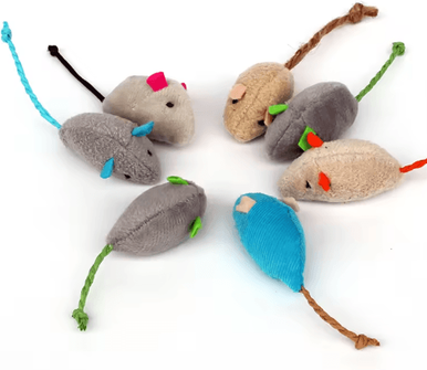 Inspire Picks Catnip Plush Mouse Toy Set For Interactive Cat And Kitten Play mouse Toys 1pcs