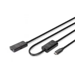 Digitus Aktives USB 3.2 Gen1 5G Verlängerungskabel, USB-C - USB-C, 10m
