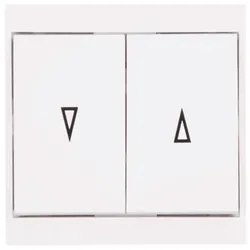 Kopp 621513084 Jalousienschalter 10AX 250V Malta arktis