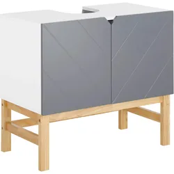 Waschbeckenunterschrank Rocco Grau ca. 70x65x40 cm