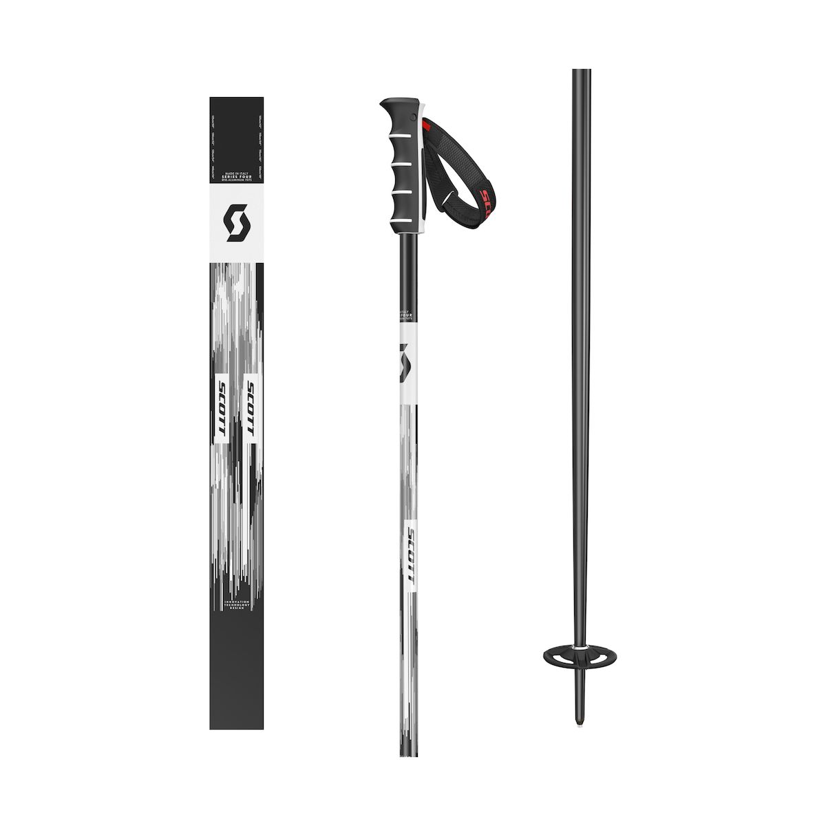 Scott Pole Team Issue SRS black (0001) 140 4228070001140