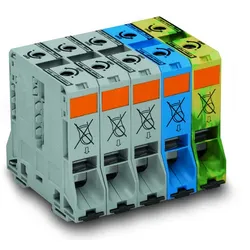 WAGO Drehstrom-Set 95qmm 3xgr./1xbl./1xgr.-ge 285-199