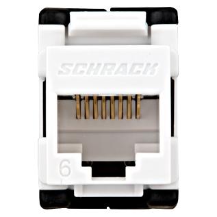 Schrack Keystone RJ45 UTP,Cat.6 de-embedded, samozáÅezový, SFA (Keystone Modul) (HSEMRJ6UWS)