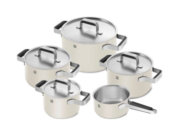Zwilling Pure Edelstahl-Kochgeschirr-Set - silber