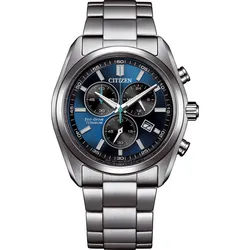 Citizen Super Titanium Eco-Drive Super Titanium™" AT2590-59L" - blau,titanweiß - 40mm
