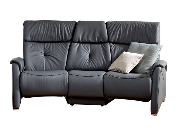 Himolla Sofa 3er CUMULY, grau, Leder