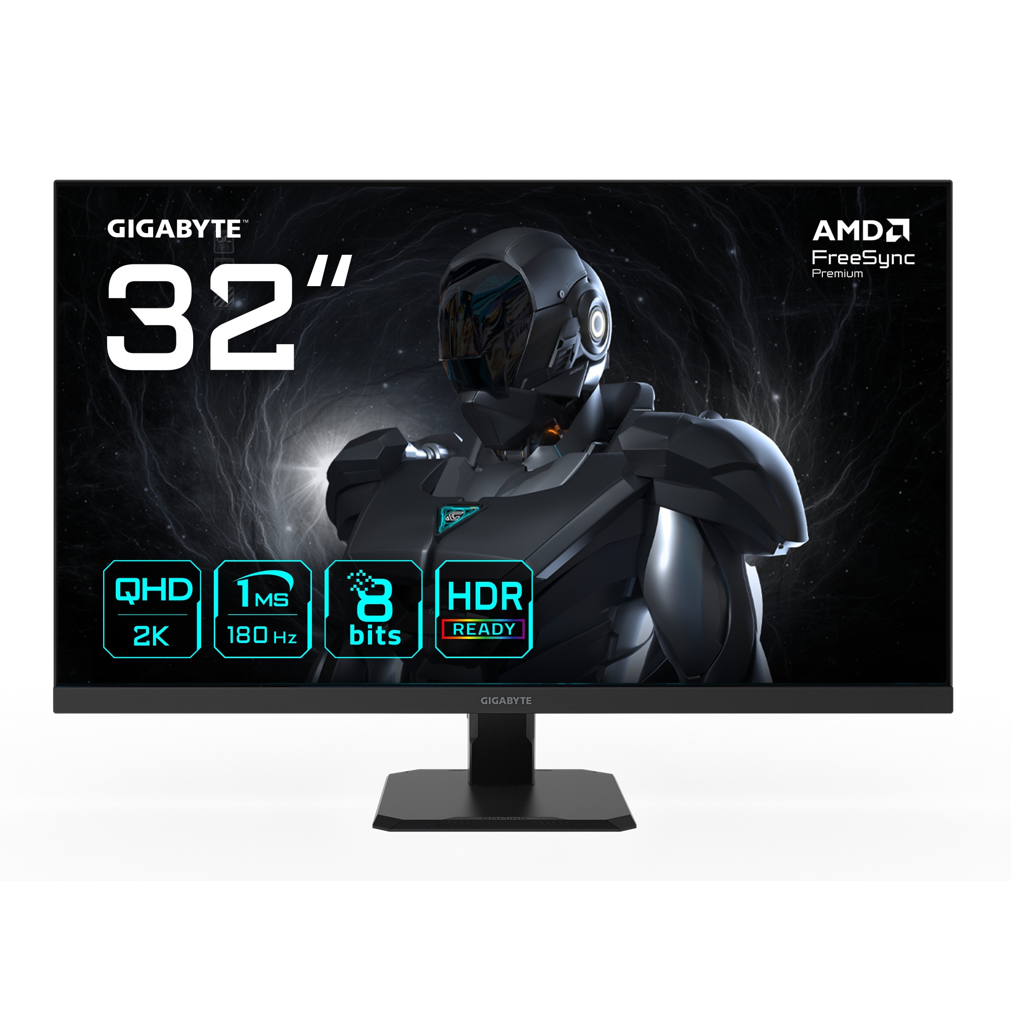 GIGABYTE GS32QA 31.5 Zoll WQHD Fast IPS LED 16:9 180 Hz Gaming Monitor GS32QA EU