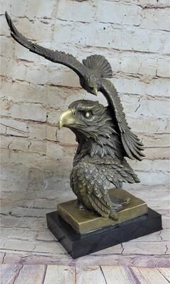 Bronzhaus Large American Bald Eagle Hot Cast Bronze Sculpture Figurine Figure Statue Deal