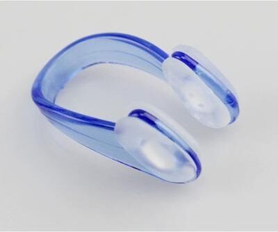 Fusion Finds Comfort Seal Silicone Swimming Nose Clips Set For Kids & Adults blue