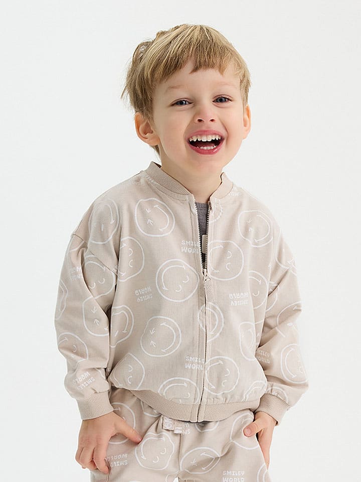 COOL CLUB Sweatjacke in Beige - 80