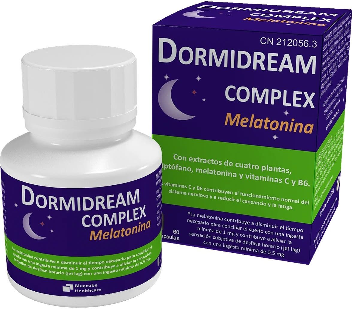 BLUECUBE Dormidream Complex Melatonina 60caps