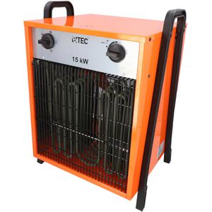BTEC Heizlüfter 120864, mit 4 Stufen bis 15000 Watt, Elektroheizer 400V mit Frostwächter, 1292 m³/h