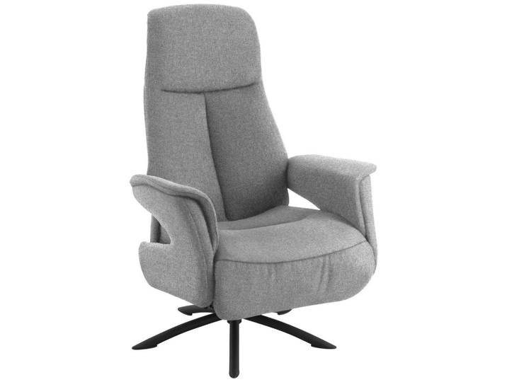 Welnova Relaxsessel, Grau, Metall, 73x108x86 cm, Fussart wählbar, Lederauswahl, Stoffauswahl, Relaxfunktion, Wohnzimmer, Sessel, Relaxsessel
