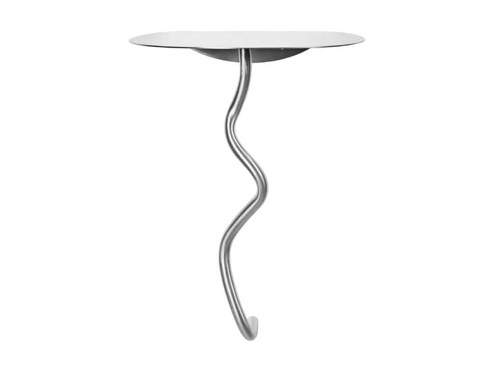 Ferm Living Table murale Curvature Acier inoxydable