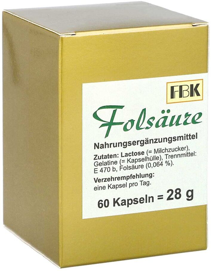 FBK-Pharma Folsäure Kapseln