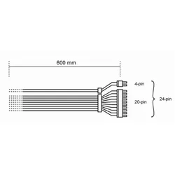 BE QUIET! MB POWER CABLE CB-6620 EASYTEC II, silber SLV 184534