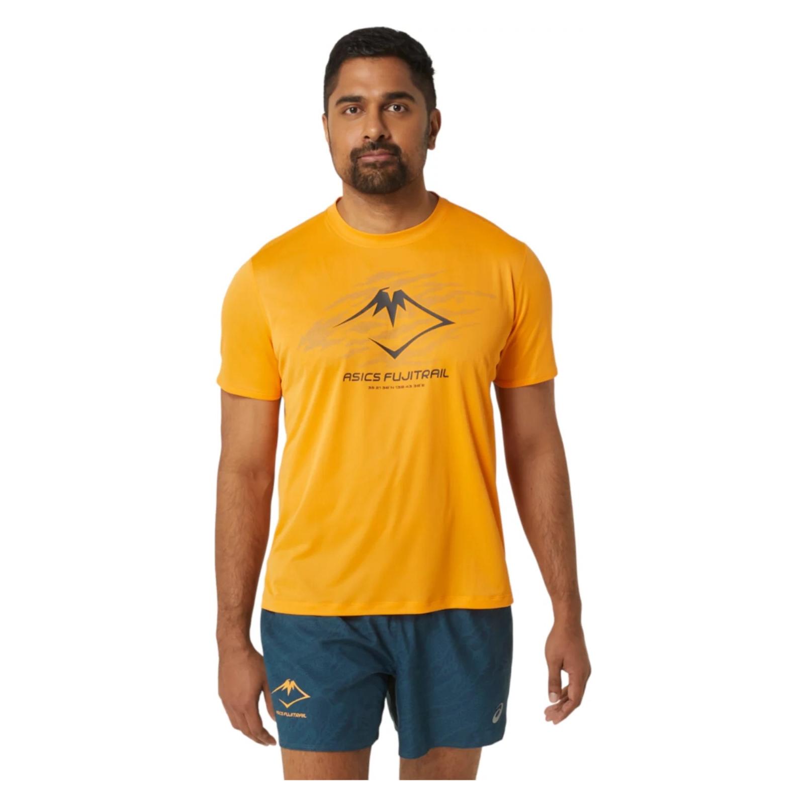ASICS Fujitrail Logo SS Top 2011C981-800 - XL (XL) (2011C981-800)