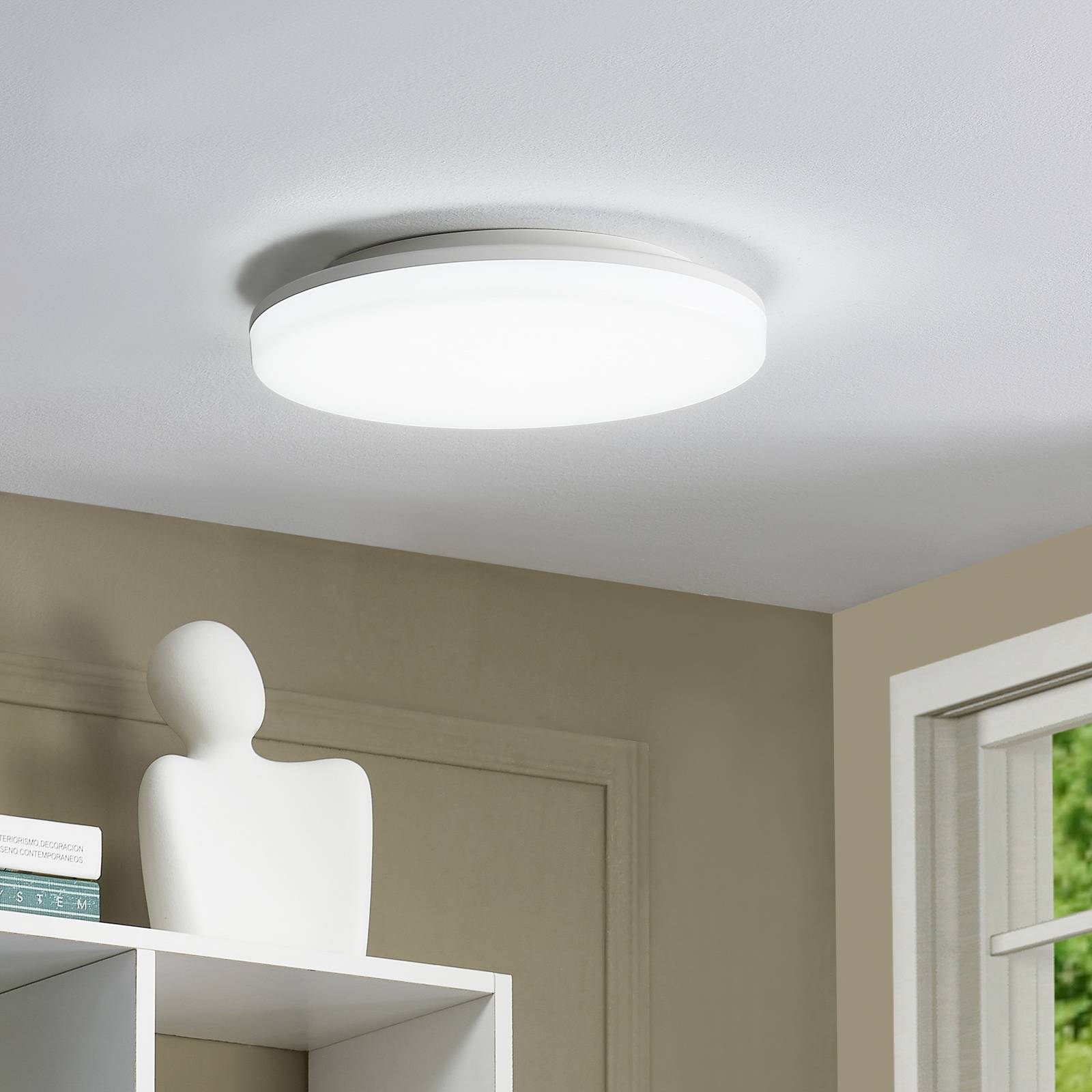 LED Deckenlampe Artin PRIOS, weiß / opal, für Badezimmer, Kunststoff, Modern, LED Deckenleuchte