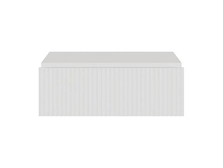 Selsey Nachtisch Veldio Weiß, 50 cm, Holzwerkstoff, 1 Schubladen, Rechteckig, 50x17x35.6 cm, Schlafzimmer, Nachttische