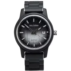 Holzkern Herrenuhr Automatik Nightbird Ahorn/Schwarz