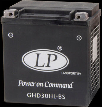 Landport Batteria Per Moto Modello GHD30HL-BS Con Tecnologia Gel