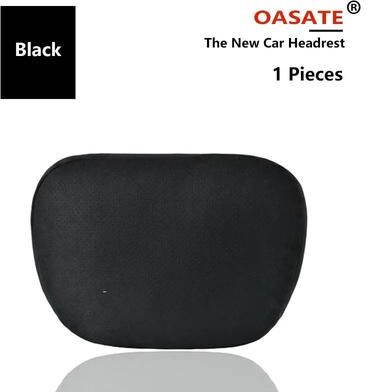 Inspired Finds OASATE Maybach Style Adjustable Car Headrest Neck Support Pillow black