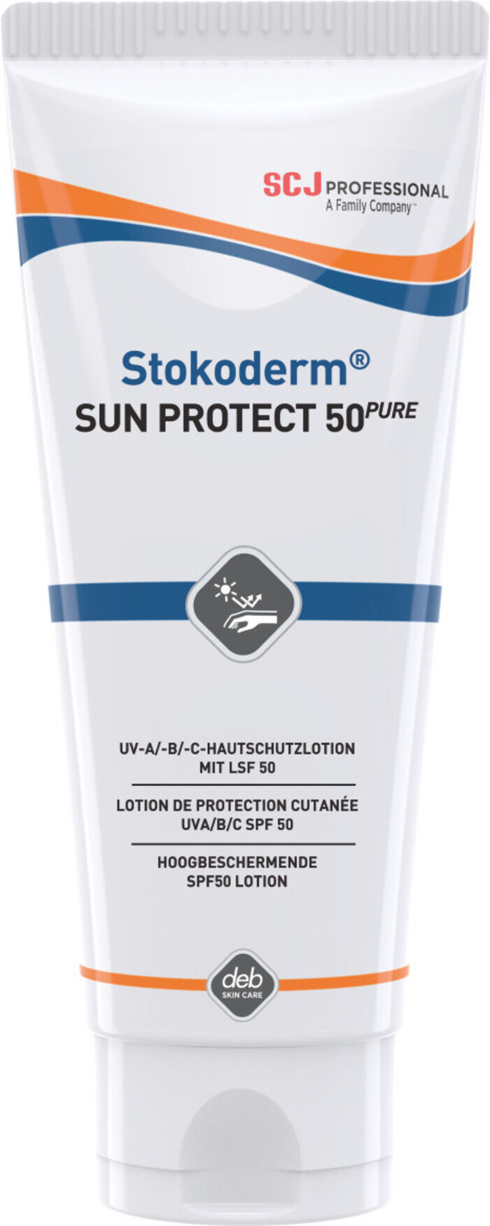 S.C. Johnson UV-Schutzcreme Stokoderm Sun Protect 50 PURE, Inhalt: 100 ml, SC Johnson Professional, SPC100ML)