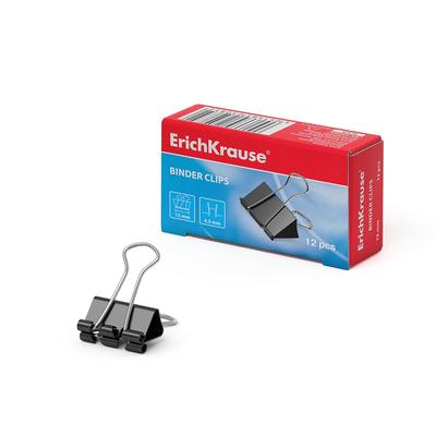 Foldback Klammern 15mm Metall Briefklammern Schreibtischzubehör 12 Stück Schwarz